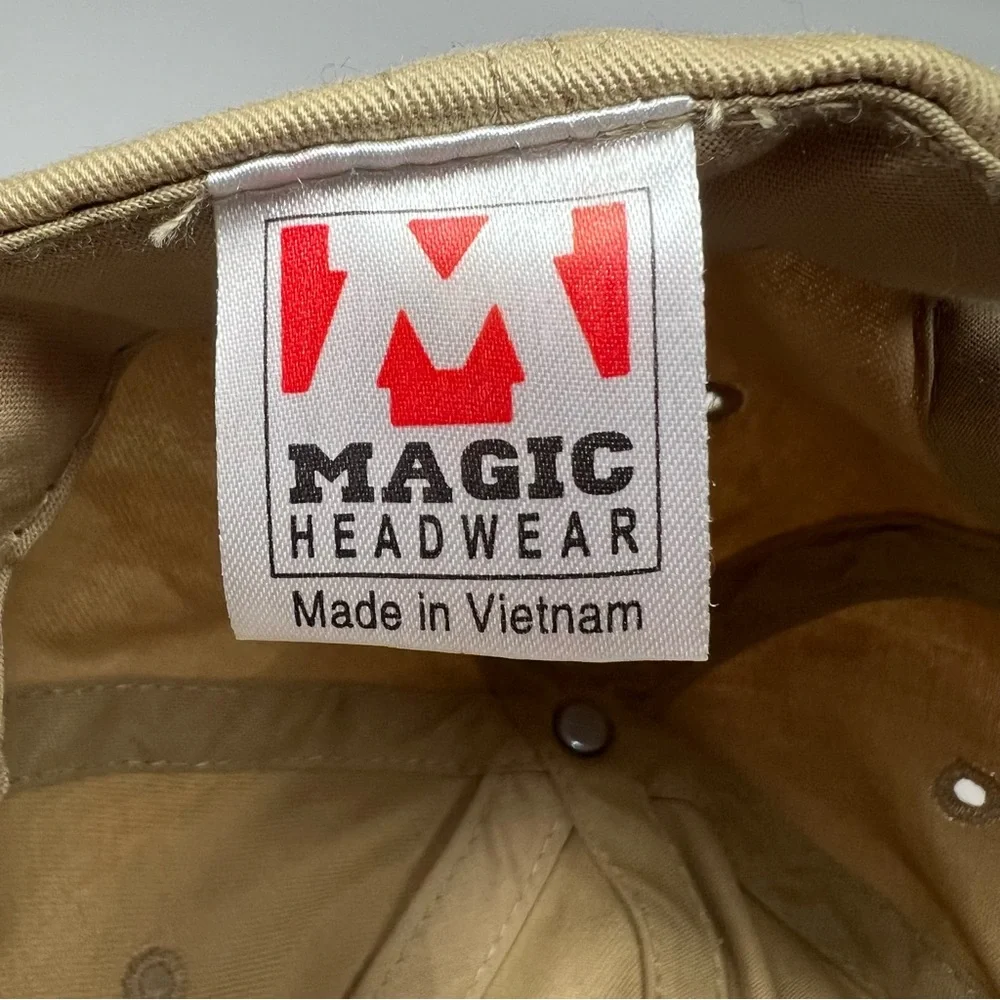 Jack Daniel’s Adjustable Velcro Back Hat Tan Black Logo Please Drink Responsibly - Picture 7 of 9